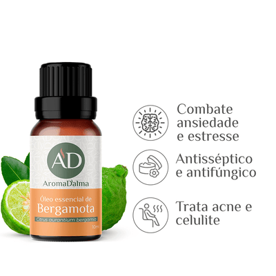Óleo Essencial de Bergamota 10ml