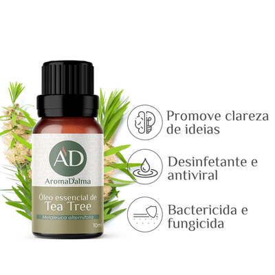 Óleo Essencial de Tea Tree/Melaleuca 10ml