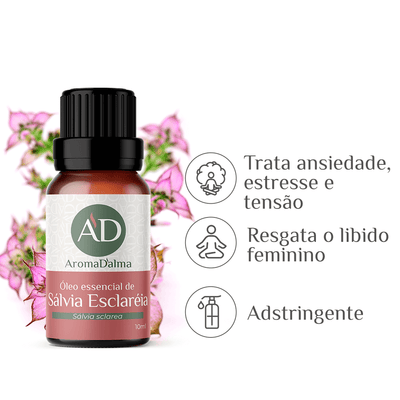 Óleo Essencial de Salvia Esclarea 10ml