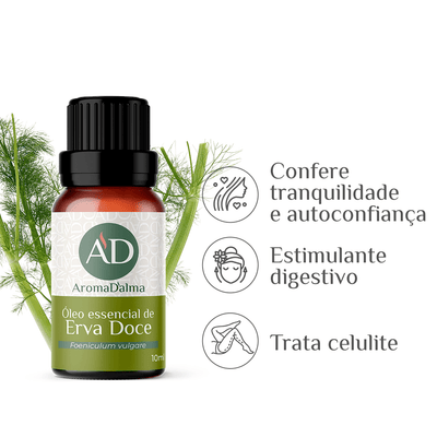 Óleo Essencial de Erva Doce 10ml