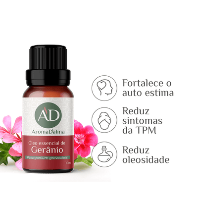 Óleo Essencial de Gerânio 10ml