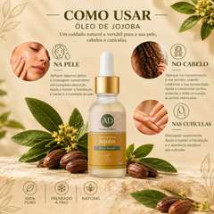 Óleo Vegetal De Jojoba 30ml 100% Puro E Natural