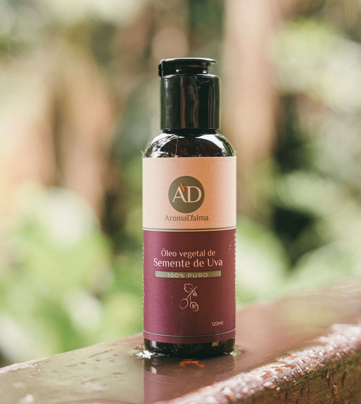 Óleo Vegetal de Semente de Uva - 120ml