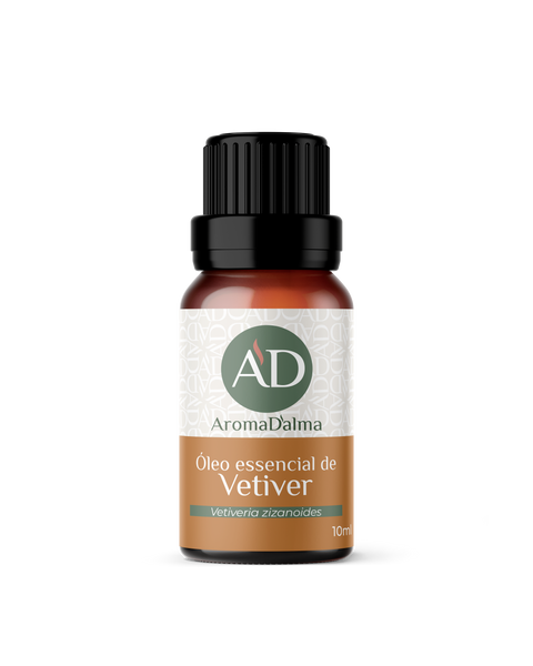 Óleo Essencial De Vetiver - 10ml | Aroma D'Alma
