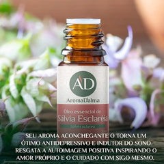 Óleo Essencial de Salvia Esclarea 10ml