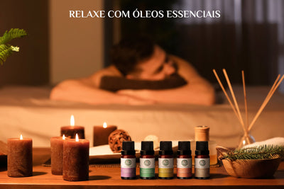 Kit Óleo Essencial Completo Para Aromaterapia